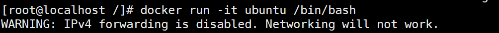 【排错】解决报错WARNING: IPv4 forwarding is disabled. Networking will not work.